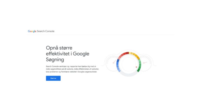 Google Search Console - Følg din hjemmesides performance i søgevisninger